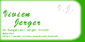 vivien jerger business card